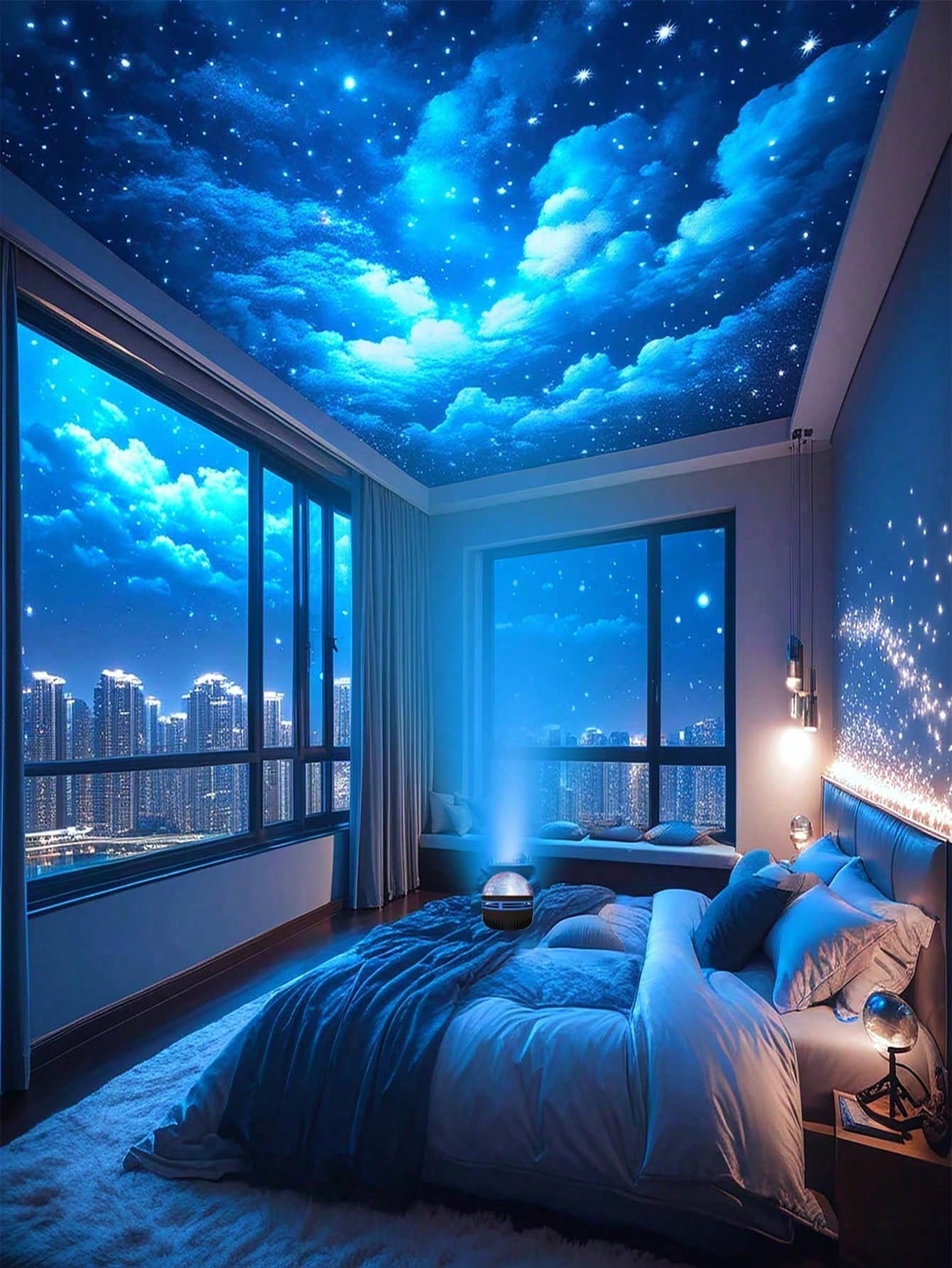 Home Cinema Galaxy - 1pc LED Northern Lights Aurora Lamp,
