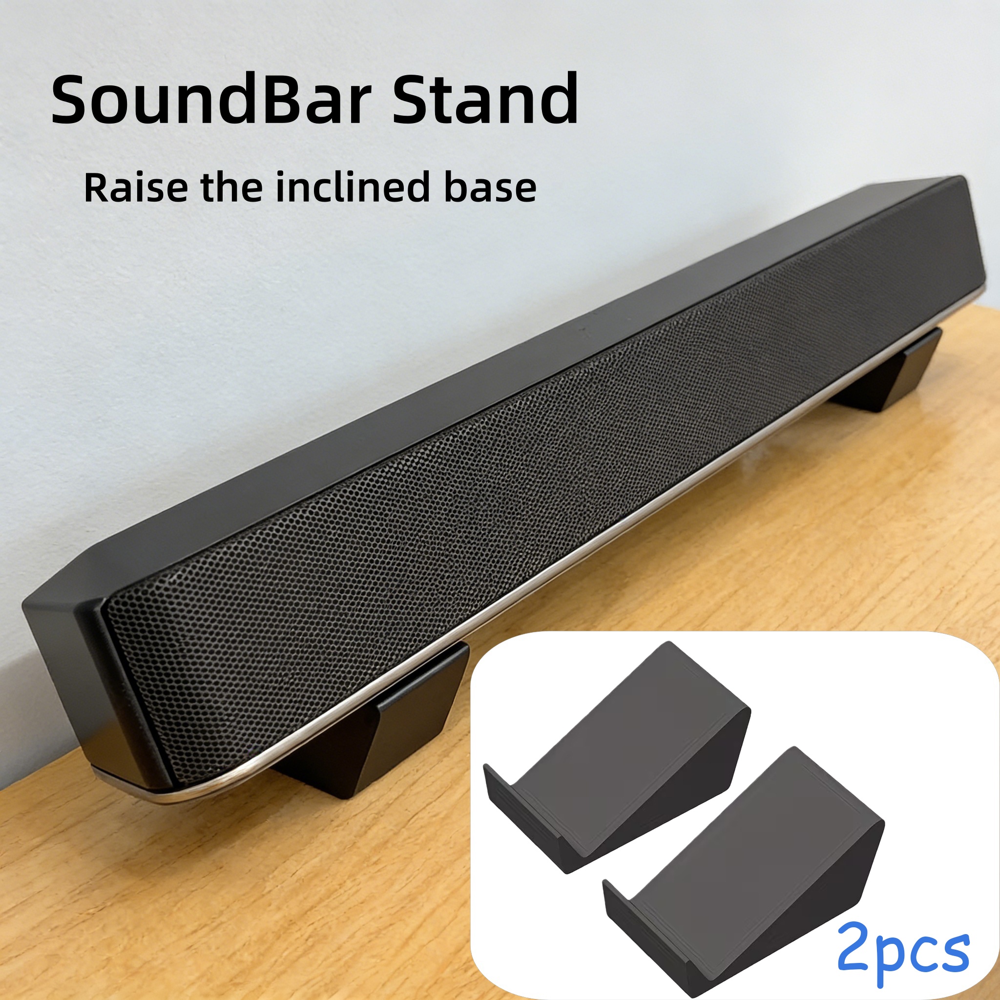 Home Cinema Rack - 2pcs Universal SoundBar Stand Bases,Compatible with