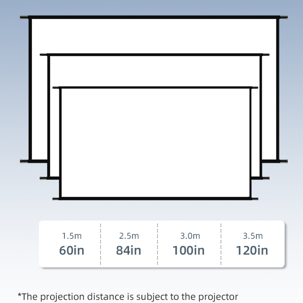 VEIDADZ Projector Screen Wall  - Home Cinema Rack avaliação e preço