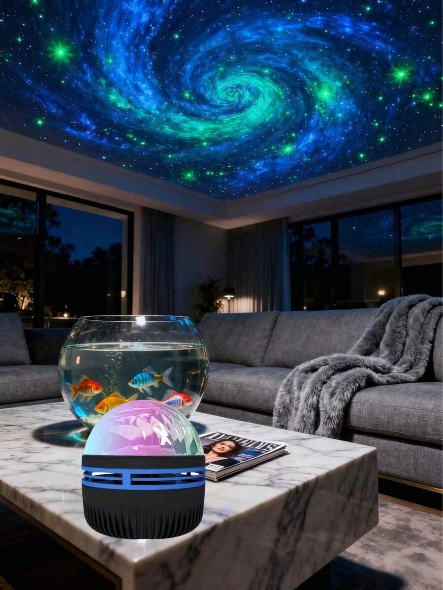 1pc LED Northern Lights Aurora - Home Cinema Galaxy avaliação e preço