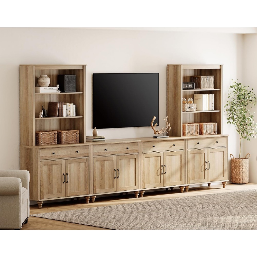 Entertainment Center TV Stand  - Home Cinema Rack avaliação e preço