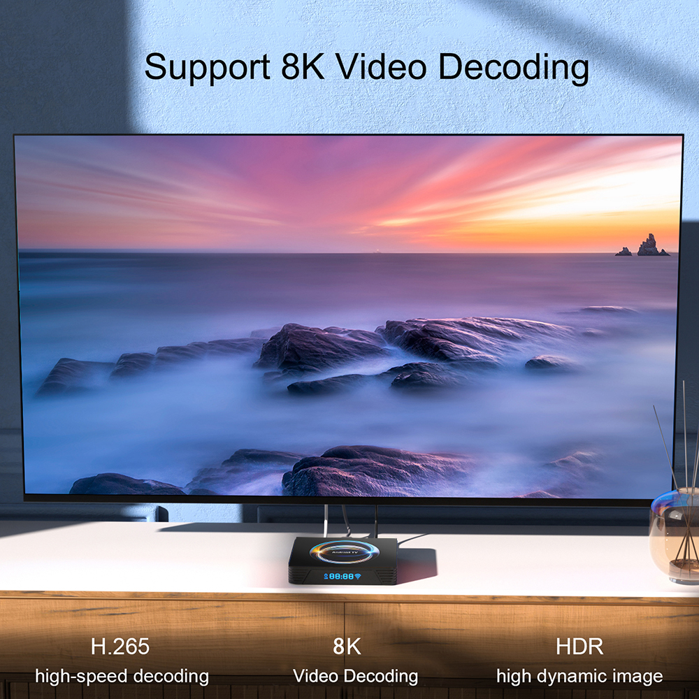 Android 16.0 TV Box 4K HD Stre - Home Cinema Rack avaliação e preço