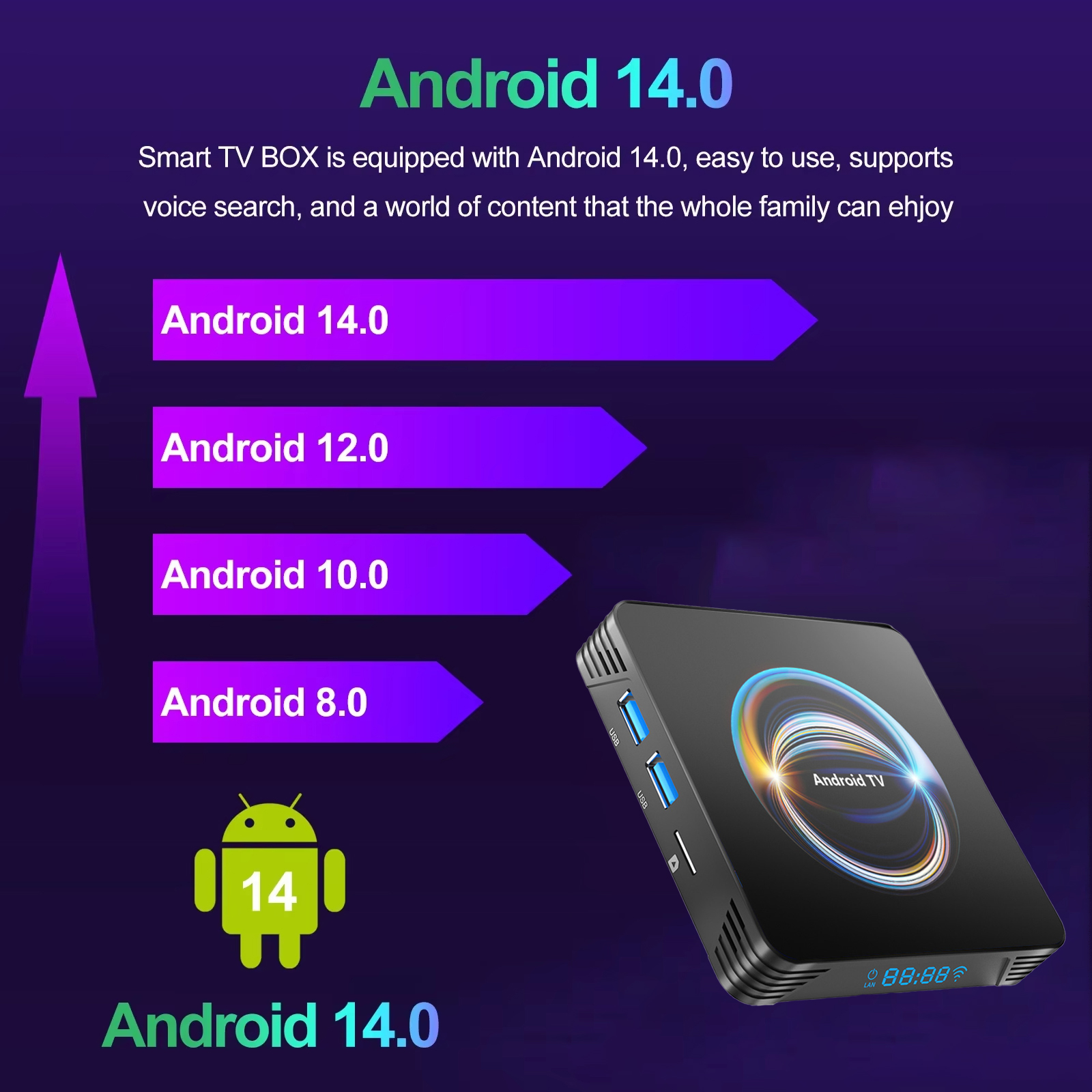Android 16.0 TV Box 4K HD Stre - Home Cinema Rack avaliação e preço