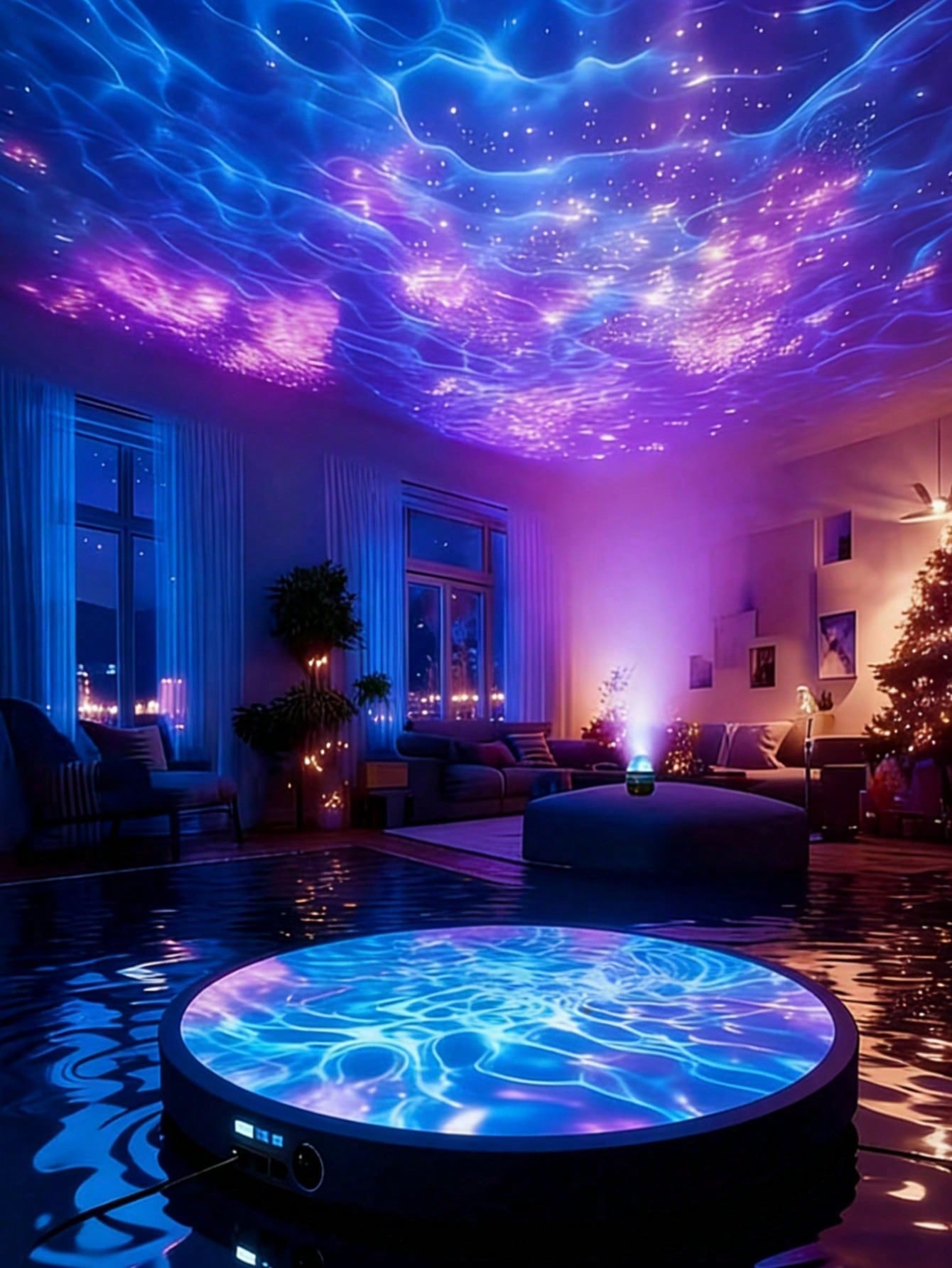 1pc LED Northern Lights Aurora - Home Cinema Galaxy avaliação e preço