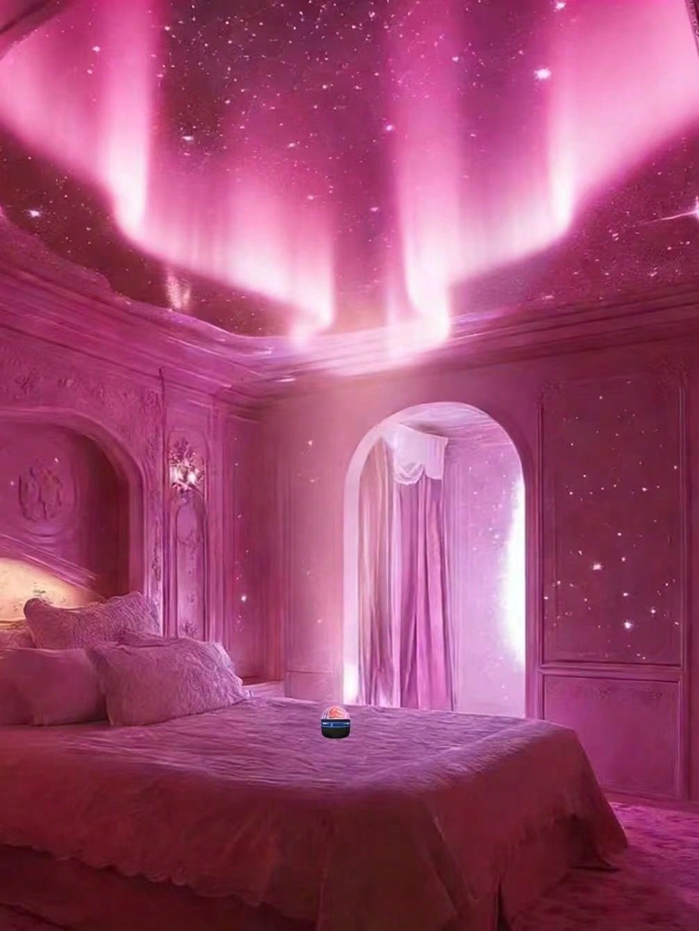 1pc LED Northern Lights Aurora - Home Cinema Galaxy avaliação e preço