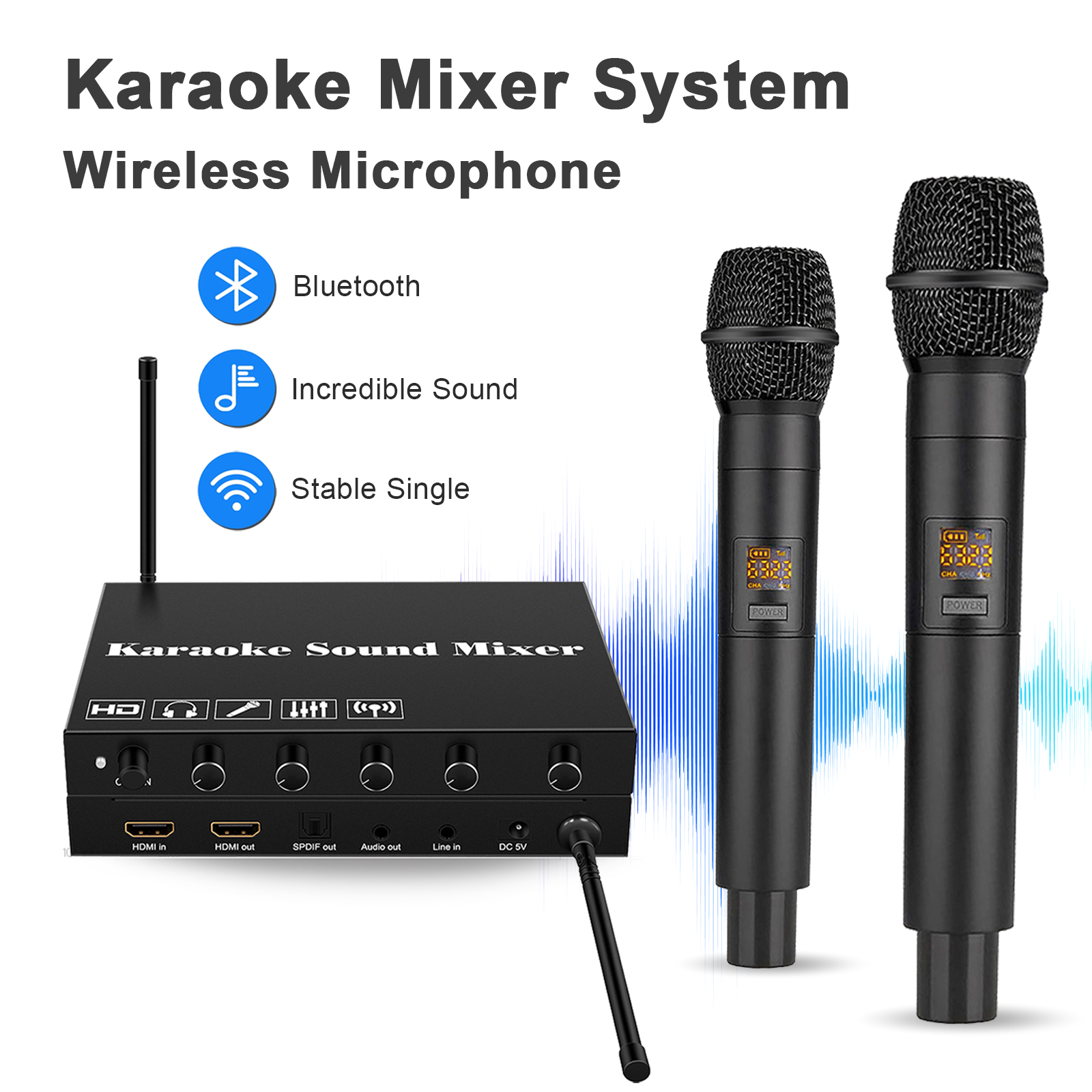 HDMI Karaoke Player Mixer Home - Home Cinema Beamer avaliação e preço