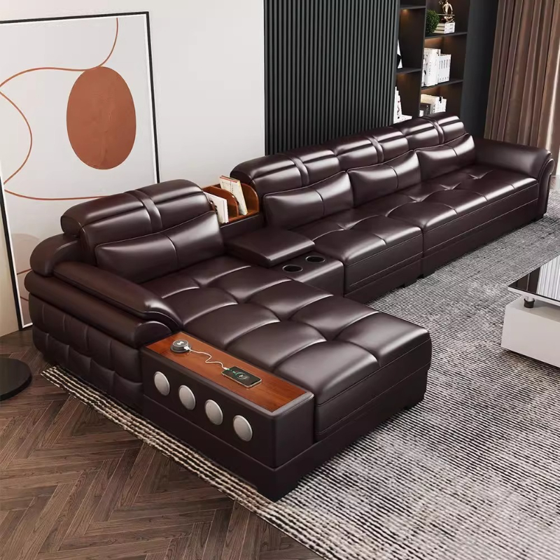 Genuine Leather Small Apartmen - Home Cinema In Small Room avaliação e preço