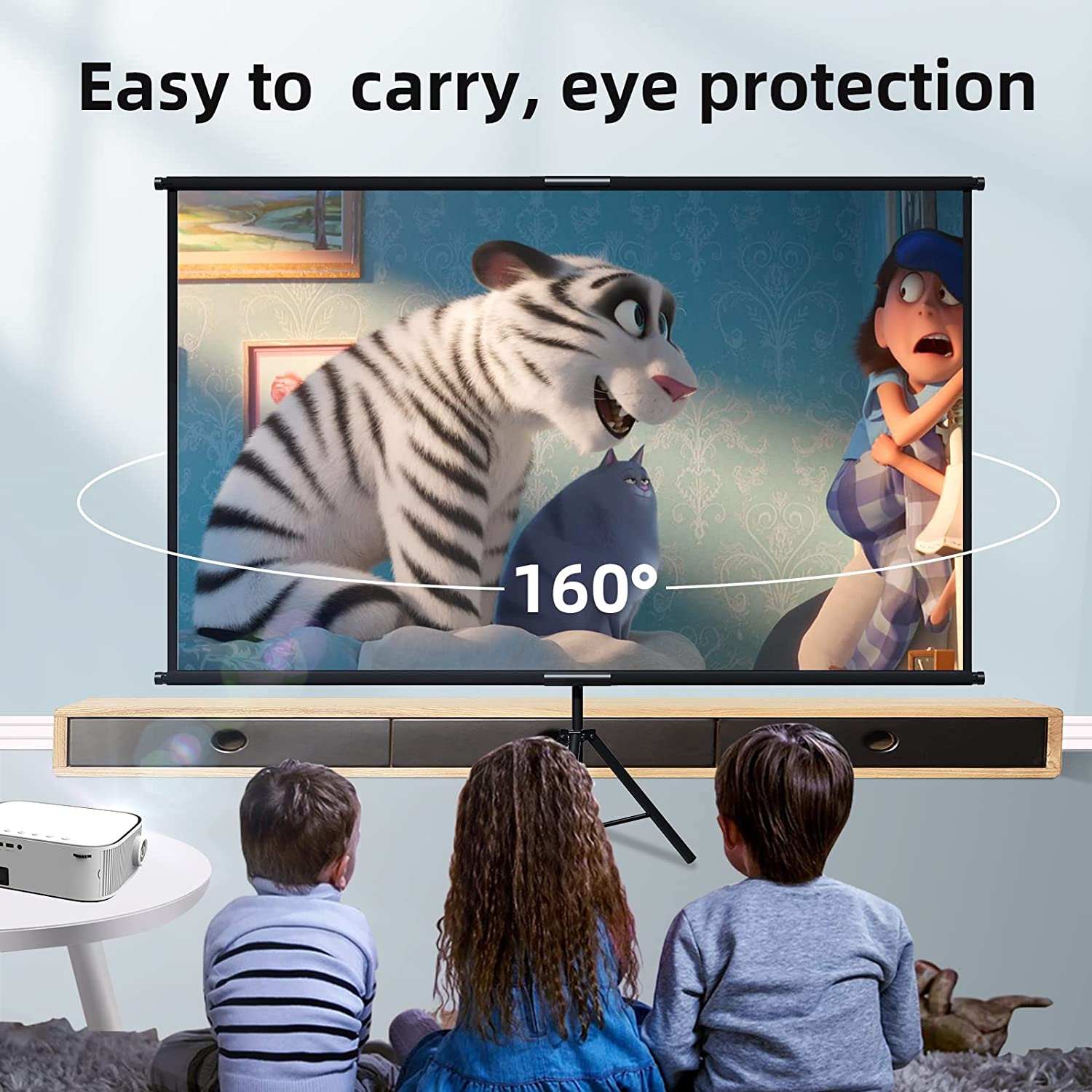 VEIDADZ Projector Screen With  - Home Cinema Rack avaliação e preço