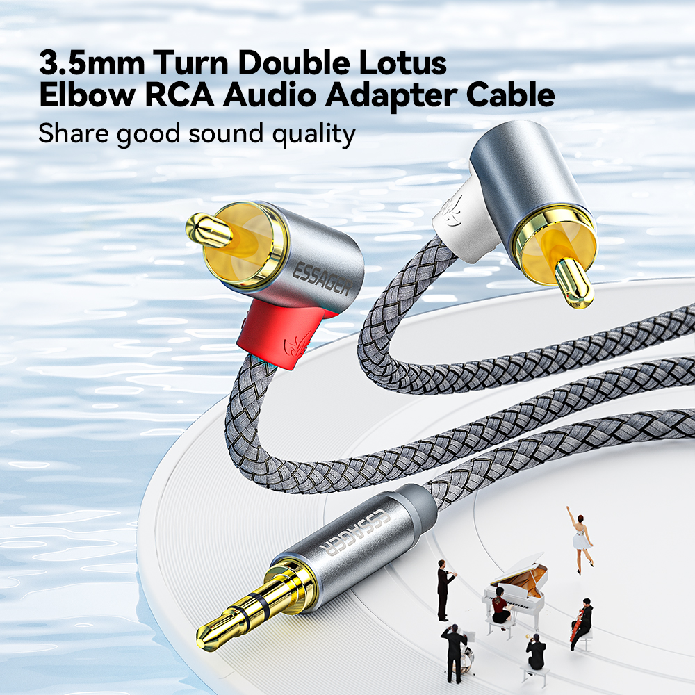 Essager 90 ° Angle RCA Audio S - Genius Home Cinema avaliação e preço