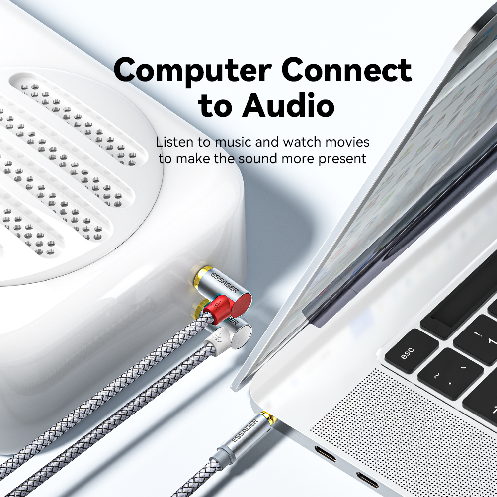 Essager 90 ° Angle RCA Audio S - Genius Home Cinema avaliação e preço