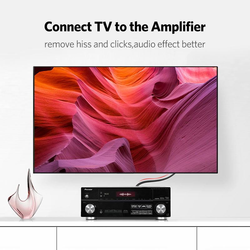 UGREEN 2RCA to 2 RCA Male to M - Genius Home Cinema avaliação e preço