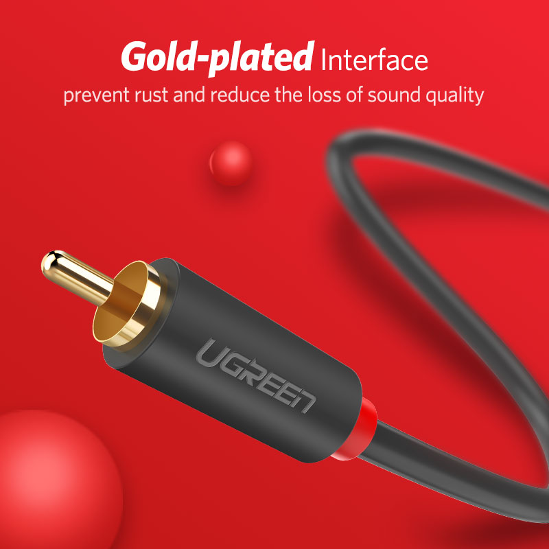 UGREEN 2RCA to 2 RCA Male to M - Genius Home Cinema avaliação e preço