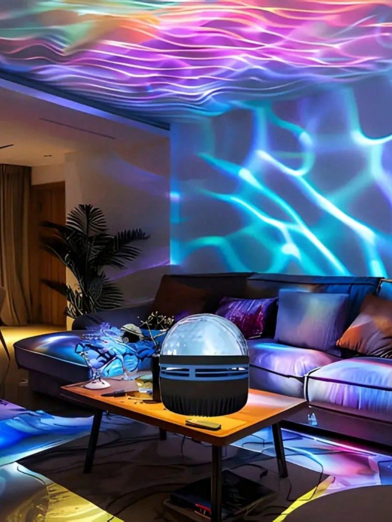 1pc LED Northern Lights Aurora - Home Cinema Galaxy avaliação e preço