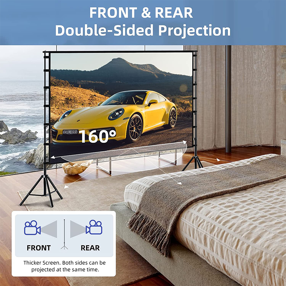 VEIDADZ Projector Screen With  - Home Cinema Rack avaliação e preço