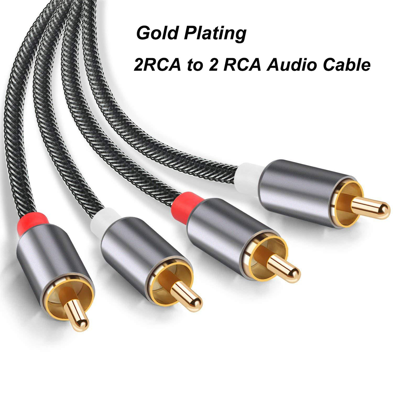 2RCA To 2 RCA Male To Male Aud - Genius Home Cinema avaliação e preço