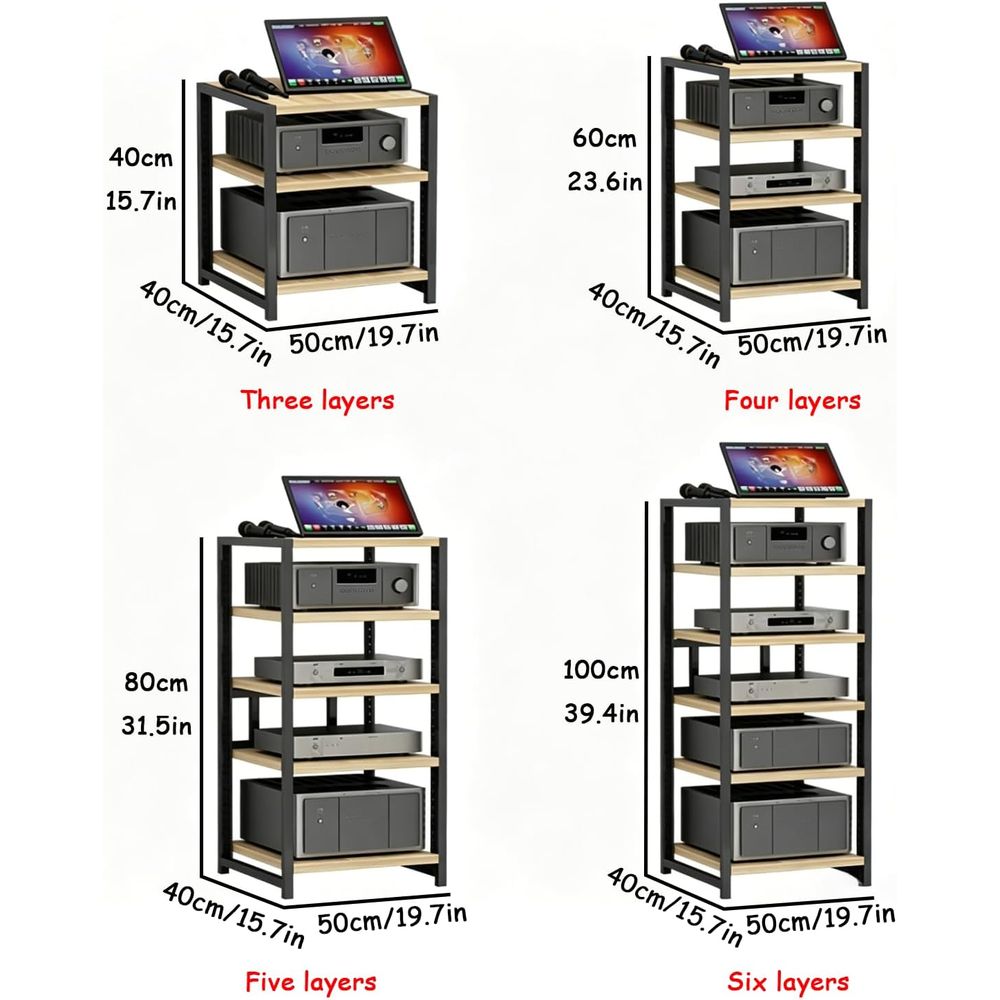 Multi-Tier Audio/Video Racks,  - Home Cinema Rack avaliação e preço