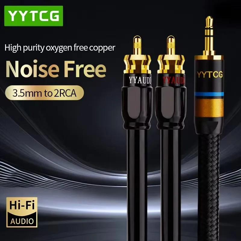 3.5mm to 2RCA Audio Cable HiFi - Genius Home Cinema avaliação e preço