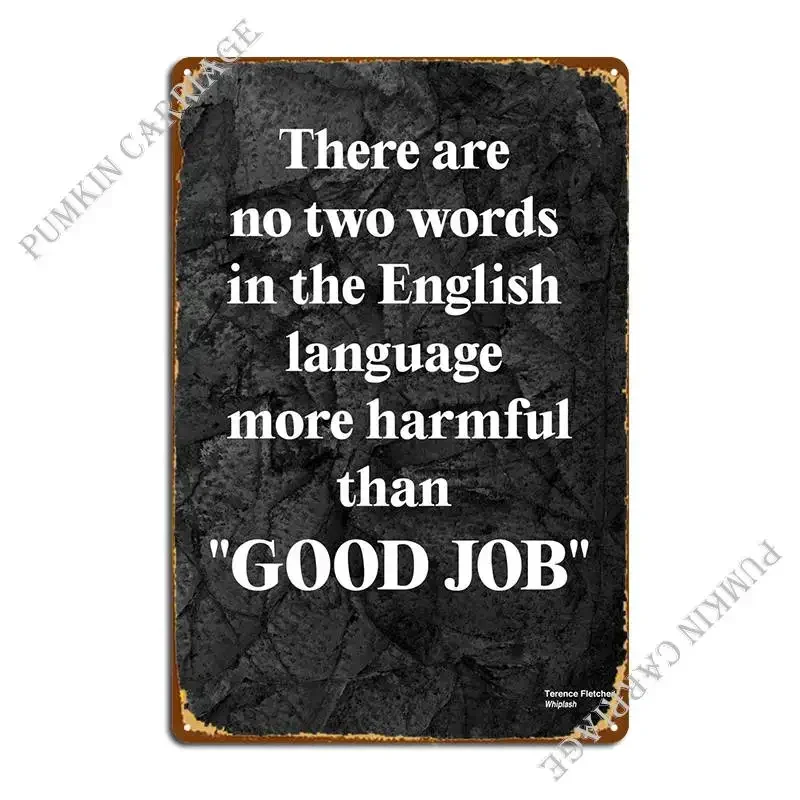 Good Job Metal Sign Home Garag - Home Cinema Jobs avaliação e preço
